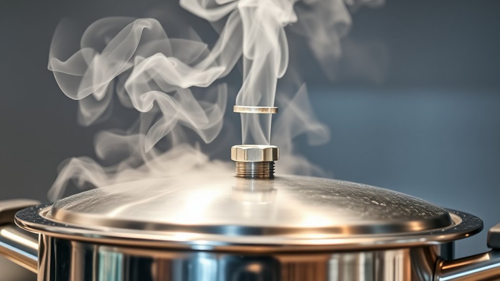 steam pressure accelerates cooking