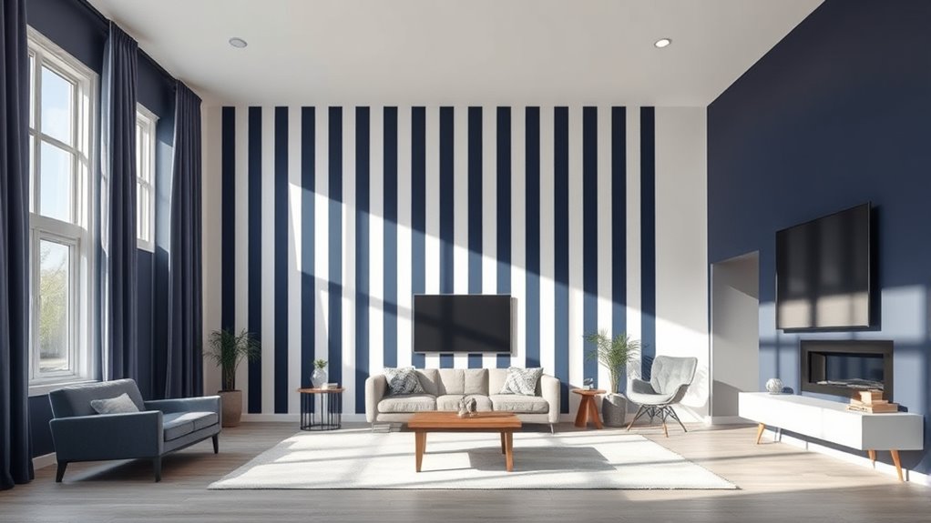 stripe orientation enhances space