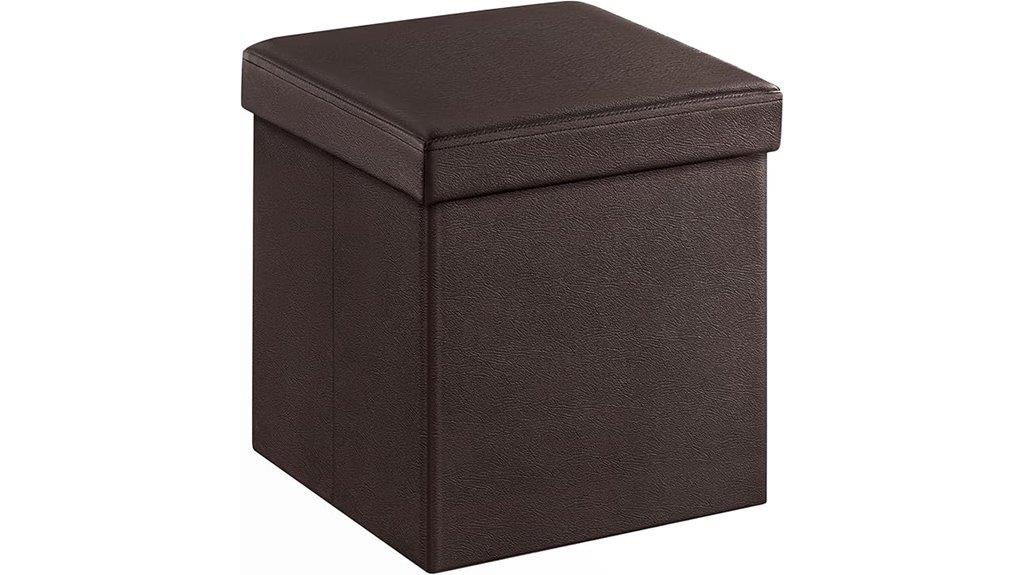 stylish 15 inch storage ottoman