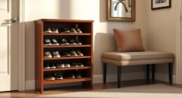 stylish entryway shoe storage