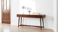 stylish narrow console tables