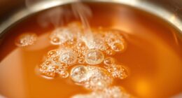 sugar turning into caramel