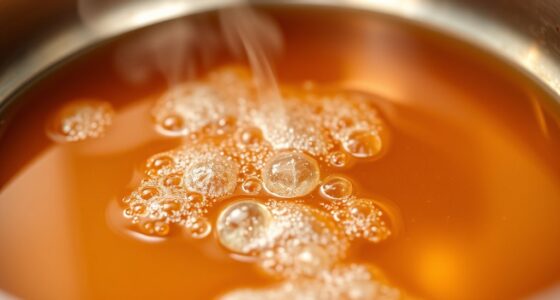 sugar turning into caramel