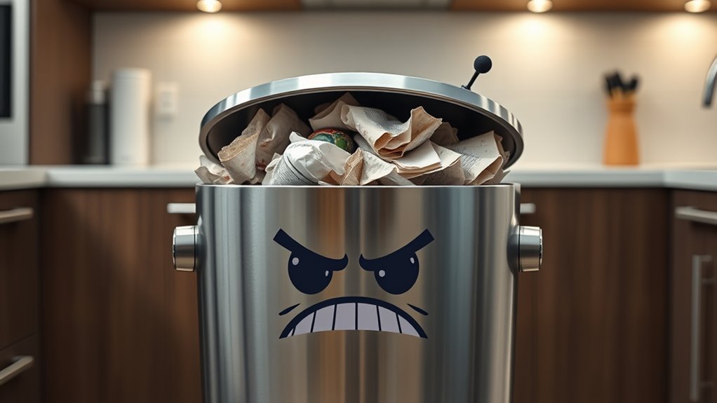 talking trash can humor