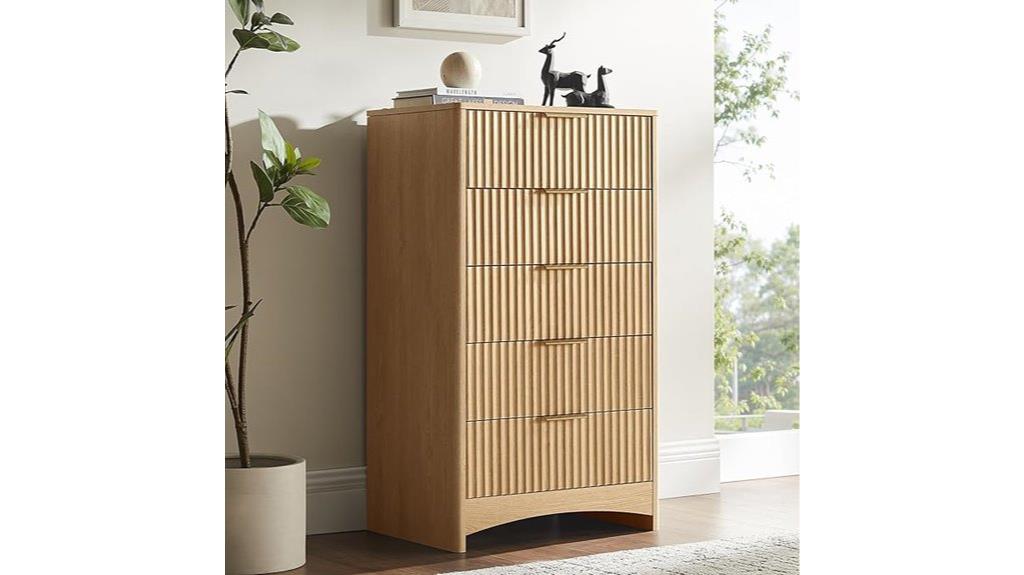 tall five drawer dresser