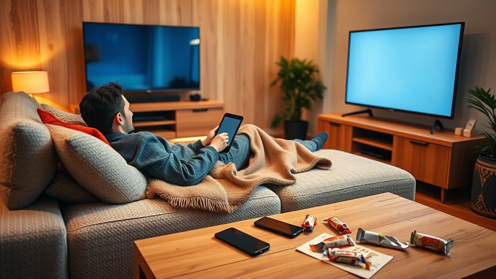 technology encourages sedentary habits