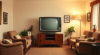 television transformed living spaces