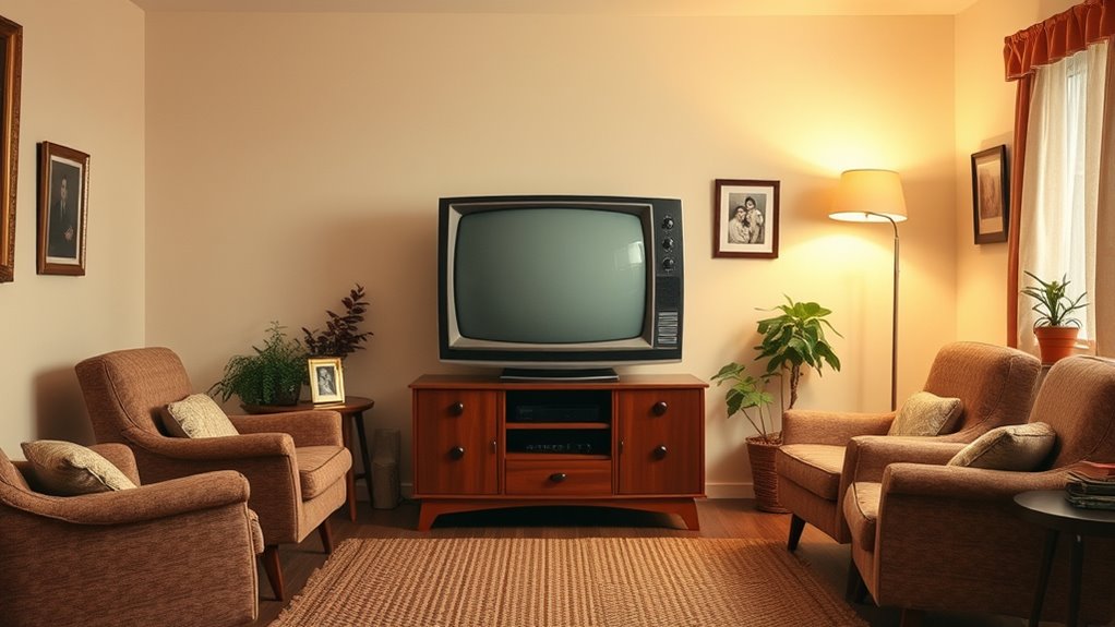 television transformed living spaces