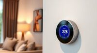 thermostat detects home presence
