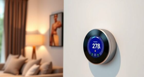 thermostat detects home presence