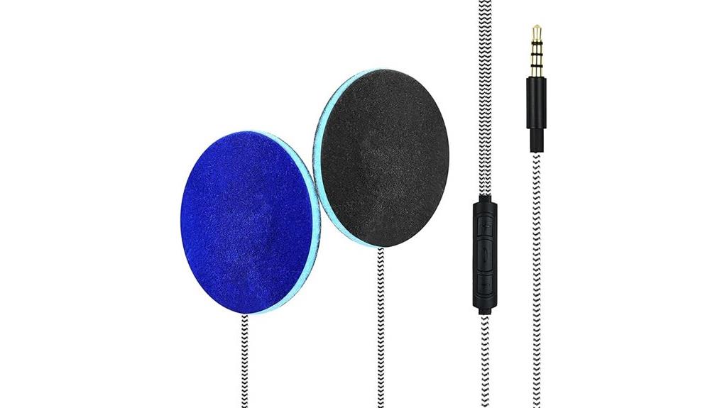 thin headphones with microphone