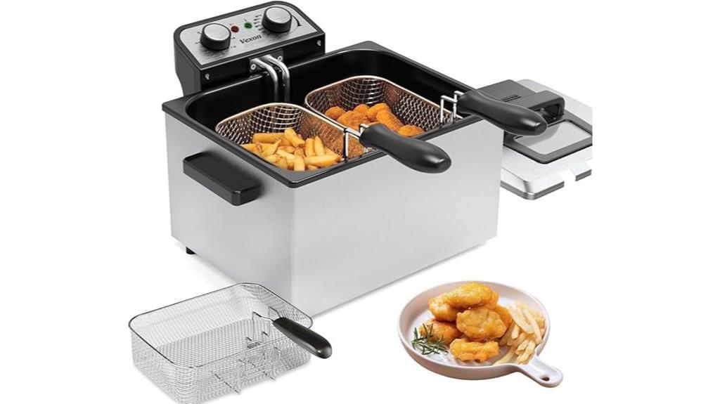 three basket adjustable temperature