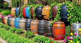 top decorative rain barrel selection