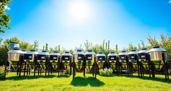 top dual chamber compost bins