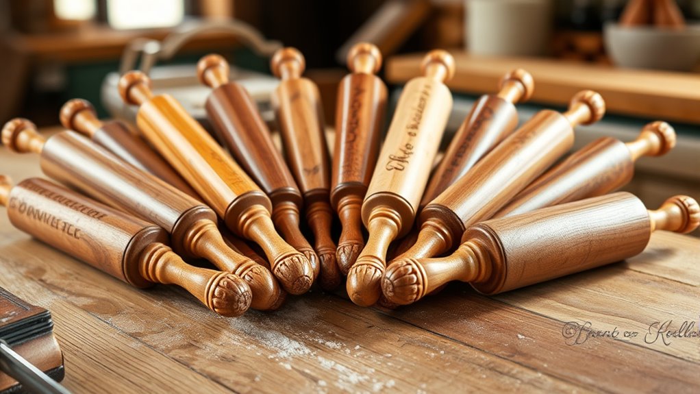 top french pastry rolling pins