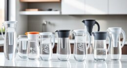 top lead removing water filter pitchers