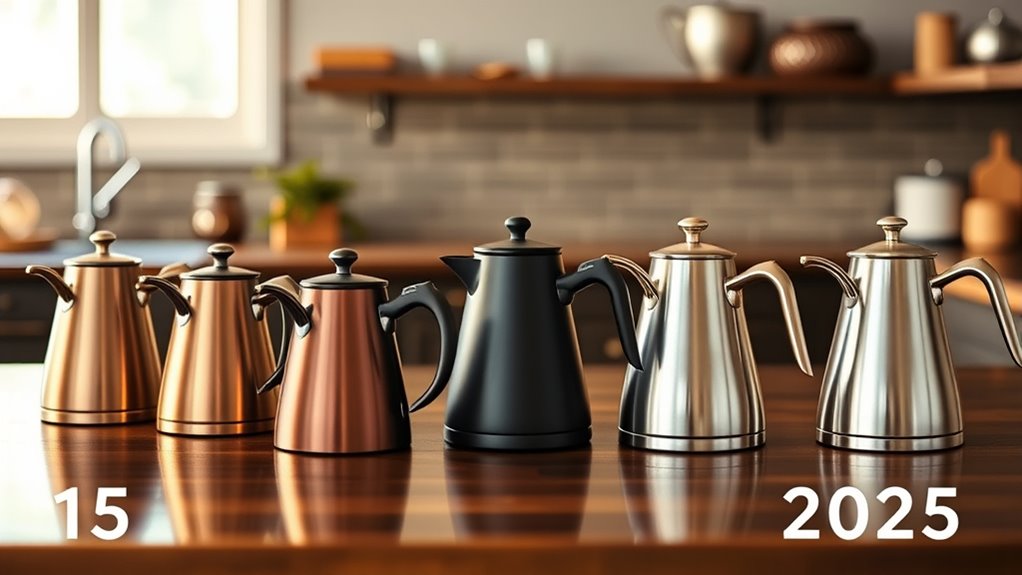 top precision pouring kettles