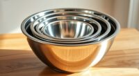 top stainless steel mixing bowls
