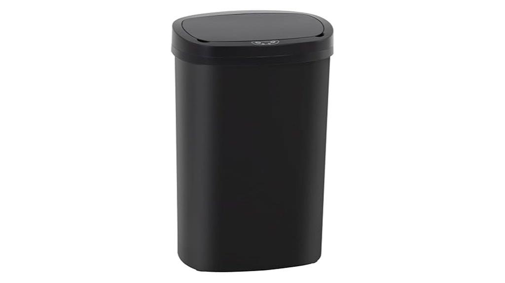 touchless 13 gallon trash can