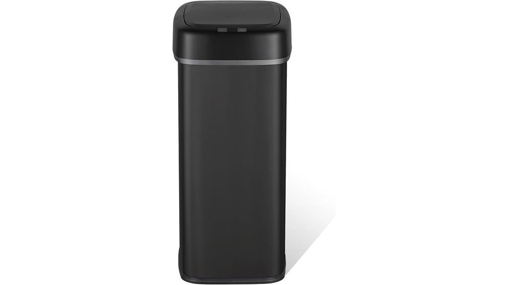 touchless 13 gallon trash can