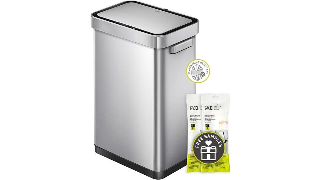 touchless trash can