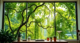 trees induce calming effect