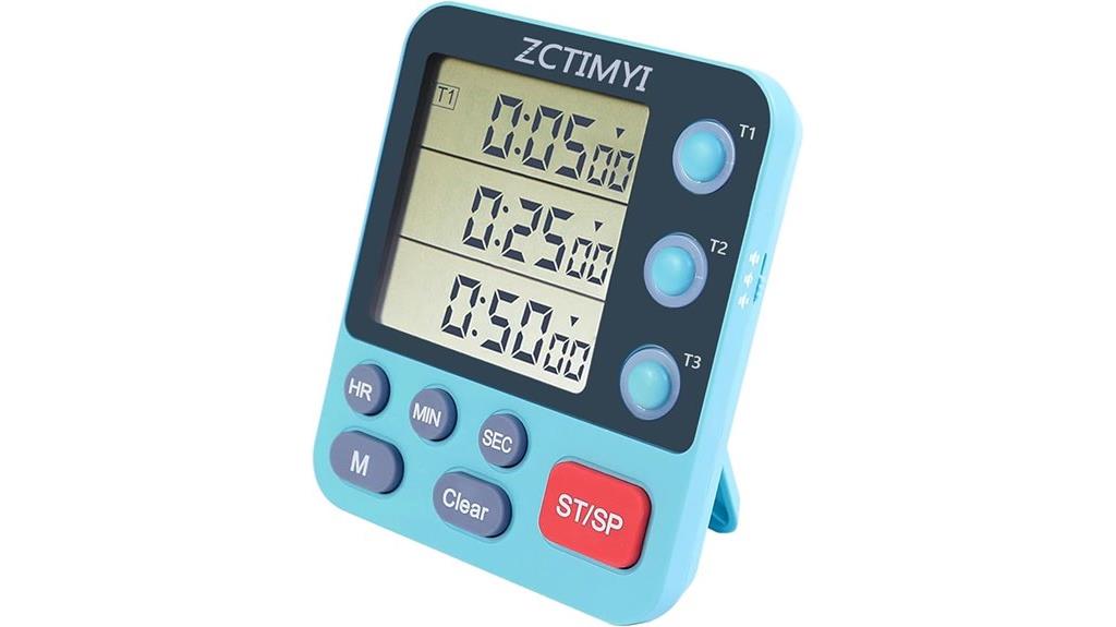 triple channel digital timer