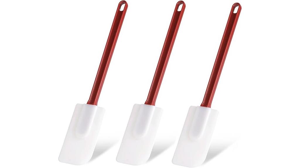 triple pack silicone spatulas
