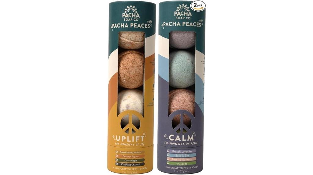 two pack bath bombs