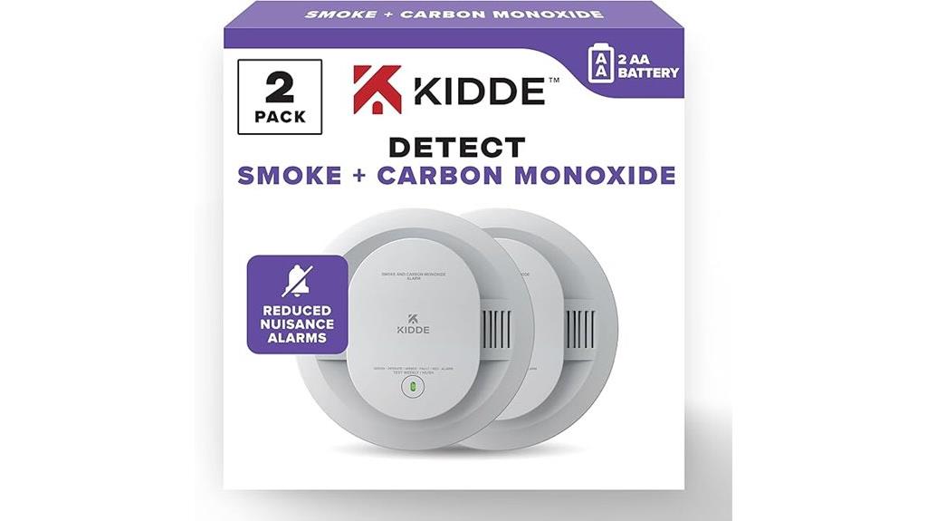 two pack smoke co detectors
