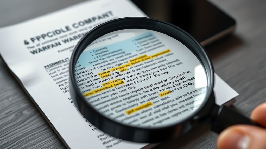 understand warranty coverage details