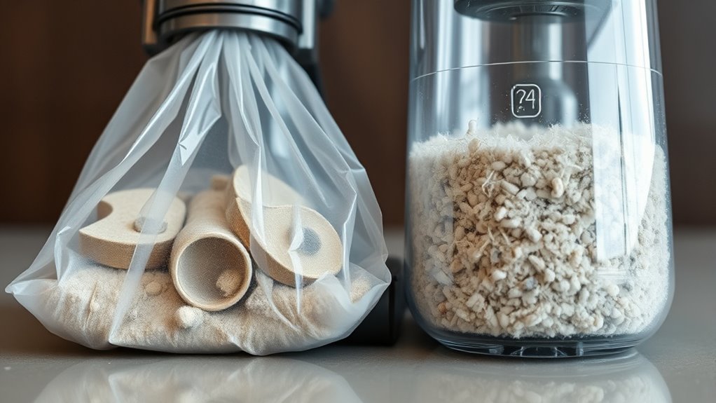 vacuum bag vs bagless