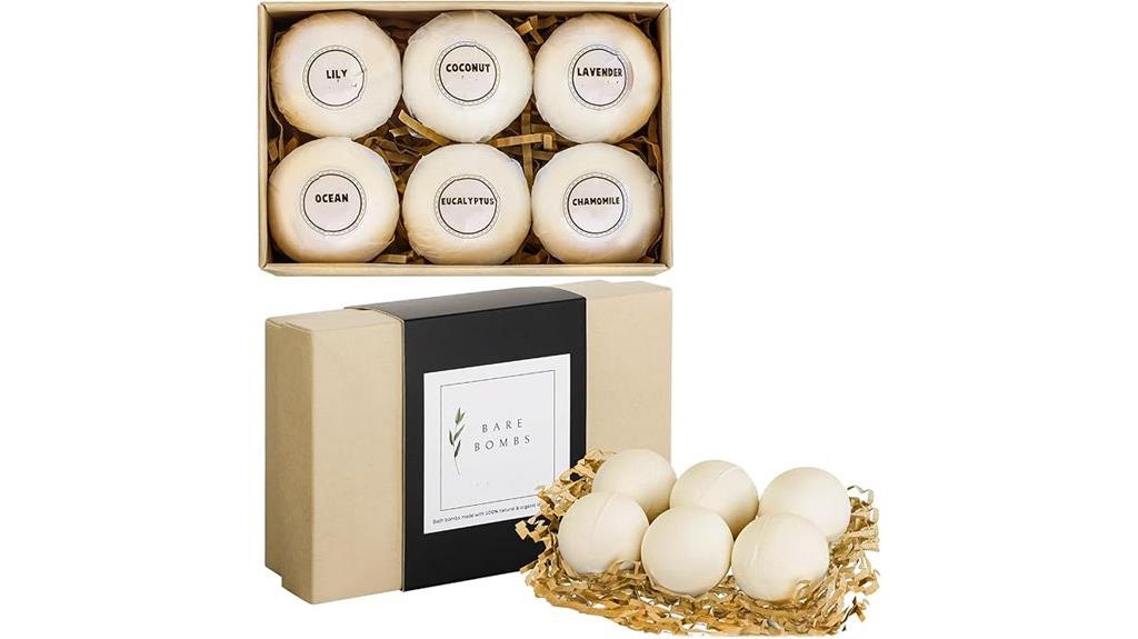 vegan organic bath bombs