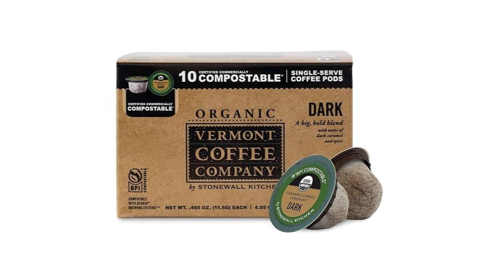 vermont organic dark roast