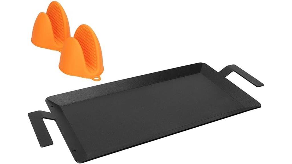 versatile steel griddle cookware