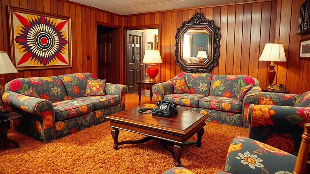 vibrant patterned psychedelic decor