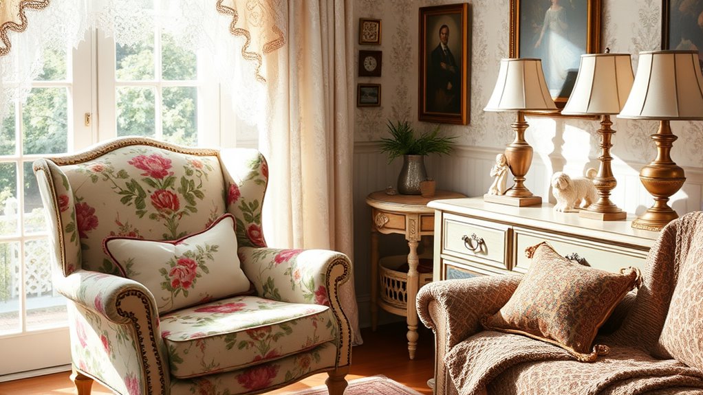 vintage inspired modern decor