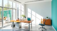 wall color boosts work productivity