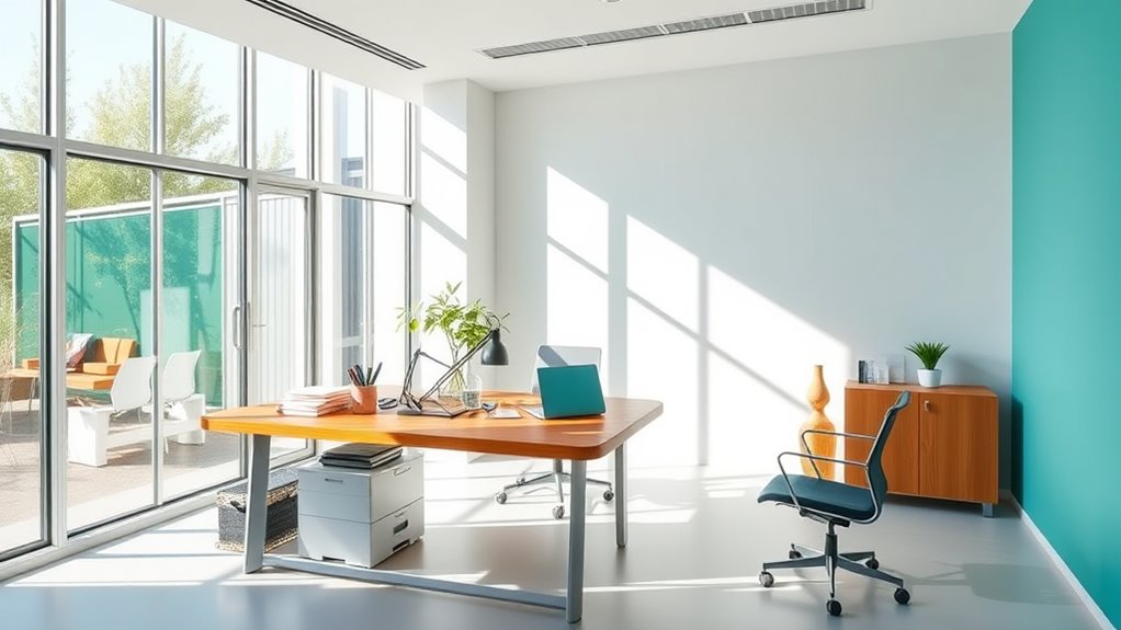 wall color boosts work productivity