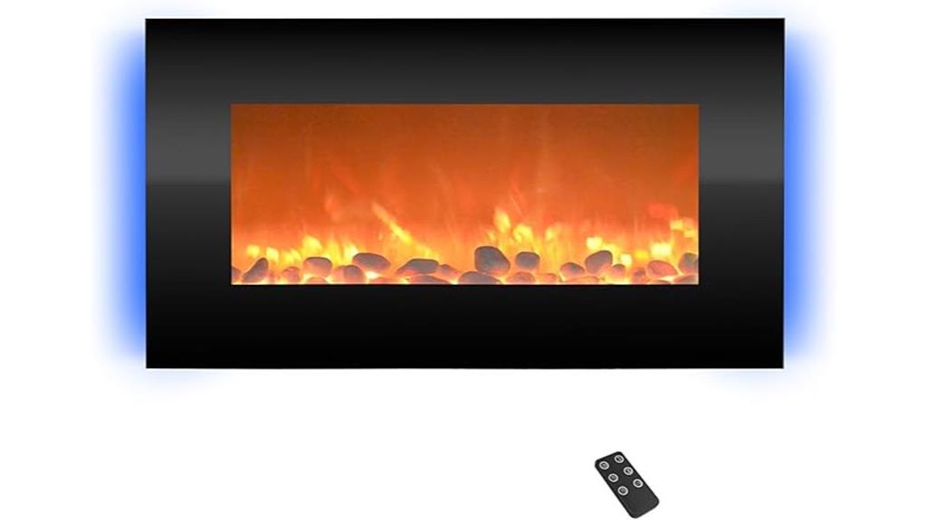 wall mounted 30 inch electric fireplace