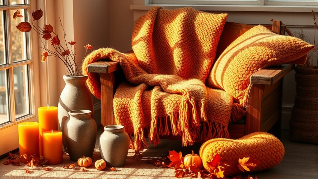 warm earthy fall decor