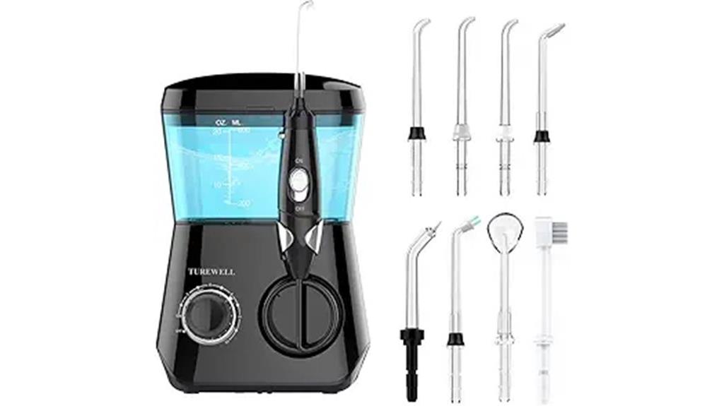 water flossing oral irrigator