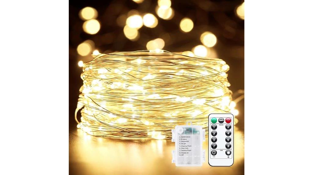 waterproof 33ft fairy lights