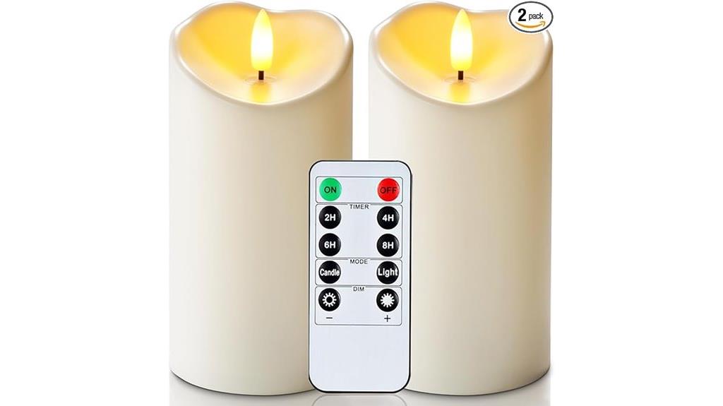 waterproof flameless candle set