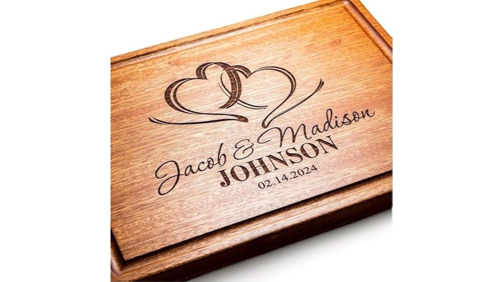 wedding anniversary engraved board