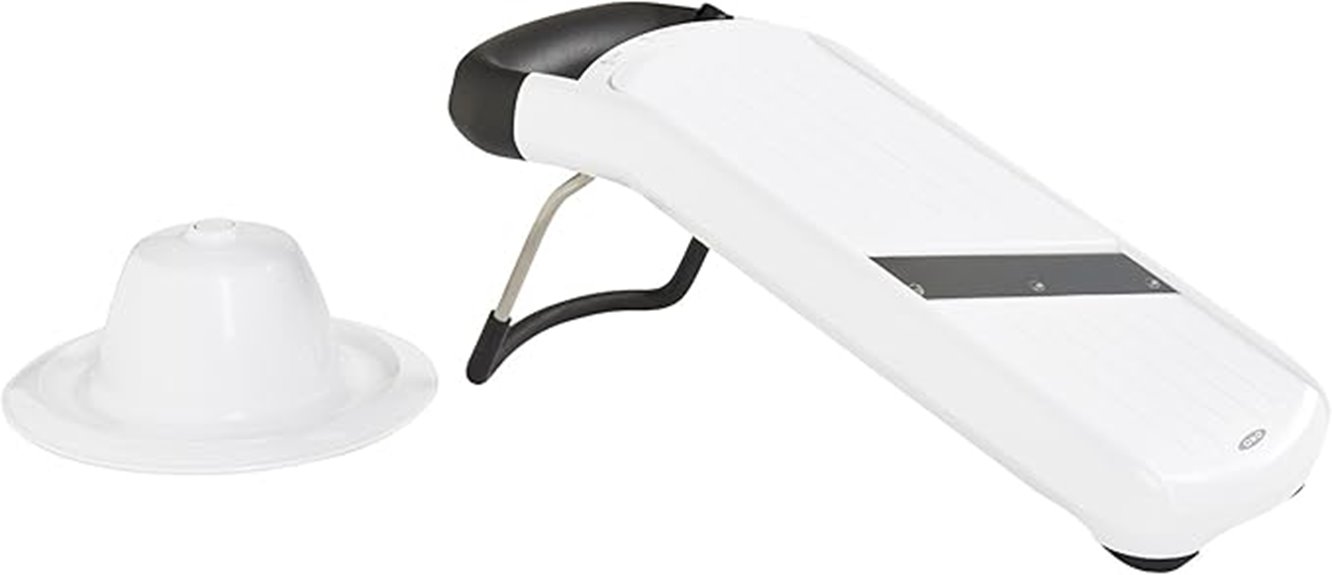 white oxo mandoline slicer