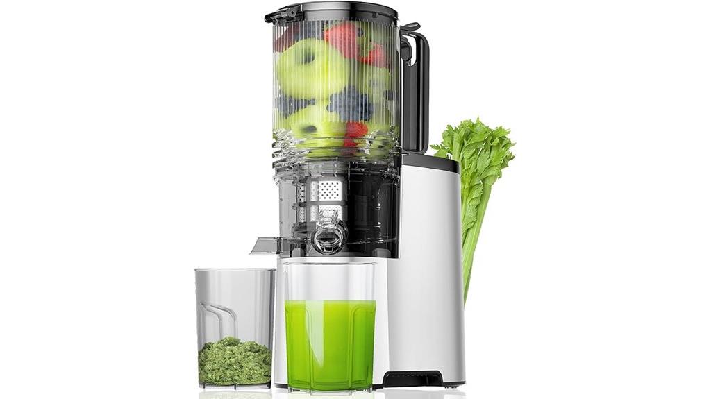 wide feed juicer power
