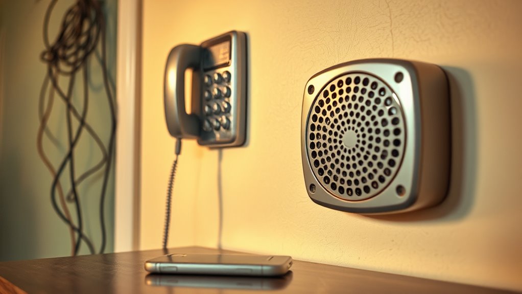 wired secure audio communication