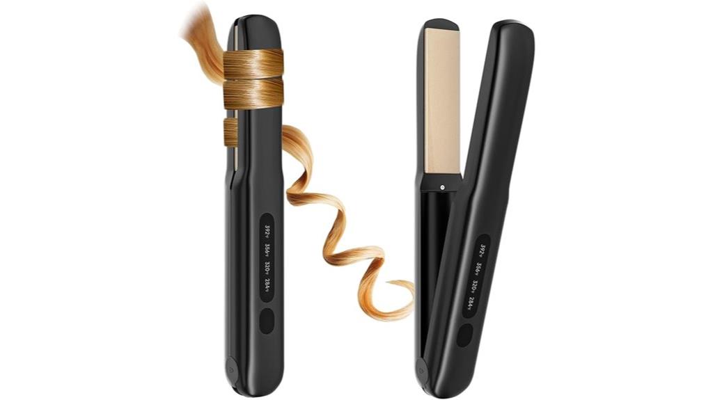wireless titanium hair styler