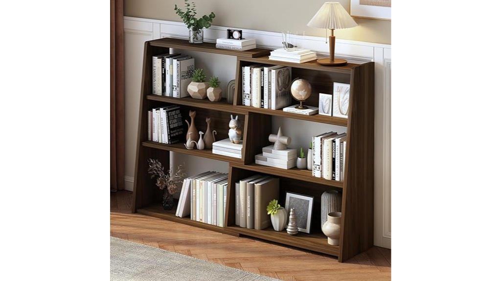 wooden extendable ladder bookcase